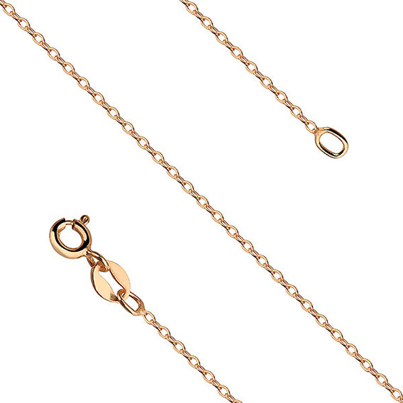 Halskette Kette aus 925er Silber Zirkonia Damen fein elegant goldfarben 38cm