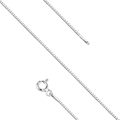 Halskette Kette aus 925er Silber Zirkonia diamond-cut Chain Damen